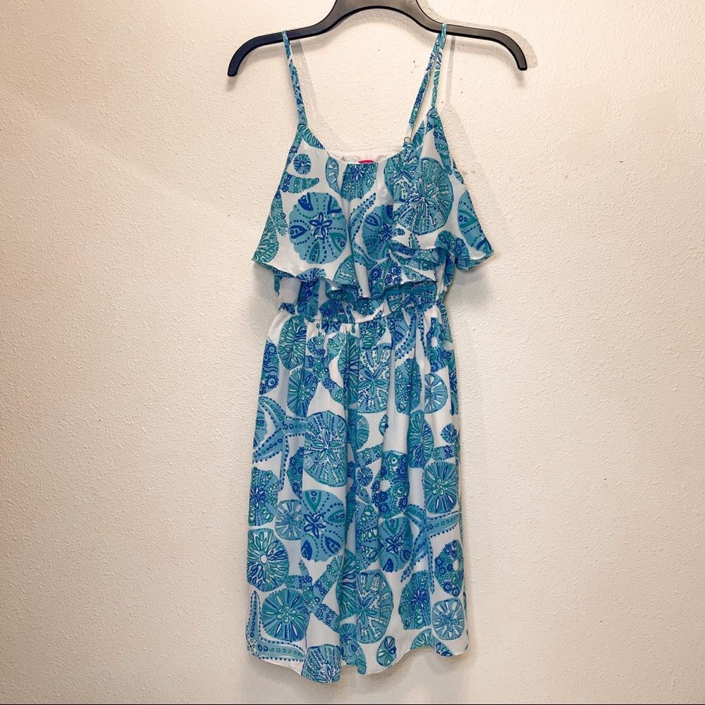 Lilly Pulitzer Blue Sea Urchin Dress Size XS